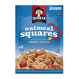 Quaker  oatmeal squares cruncy oat cereal with brown sugar, 2 bags Full-Size Picture